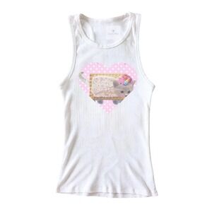 unicorn toast tank top — saint pink by charlotte